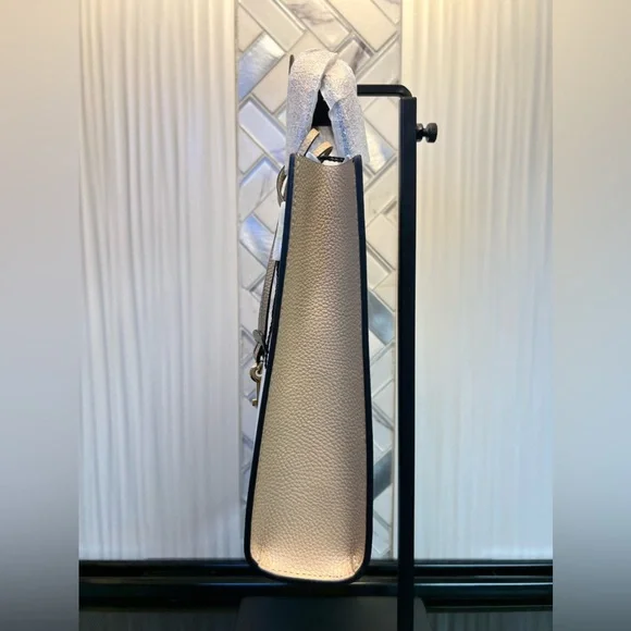 MARC JACOBS Tri-Color Leather MICRO Tote Handbag with Shoulder Strap - Picture 3 of 7